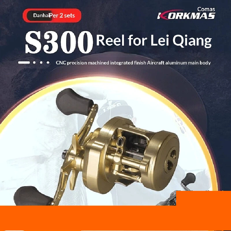 Korkmas S300 Full Metal Drum F - đánh giá và giá Trolling Reel