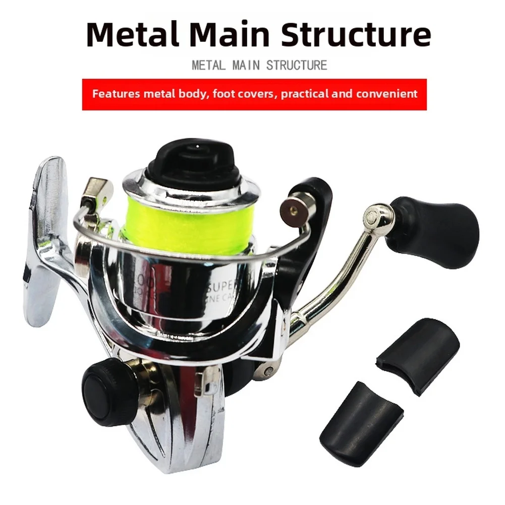 100 Metal Reel 2+1BB 4.3:1 Gea - đánh giá và giá Reel Handle